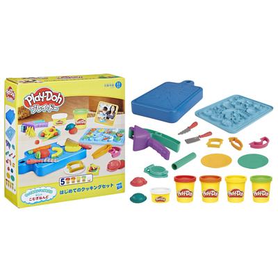 Hasbro First Cooking 14 Kitchen Ages Preschool Wheat Authentic Play-Doh Set, Utensils, 3+, Toy, Clay, F6904,