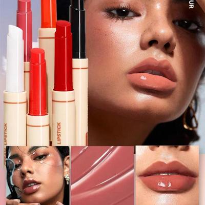 Press Lipstick 6 Color Mirror Water Gloss Lip Glaze