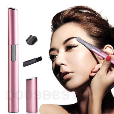 Mini recortador eléctrico de cejas portátil, removedor de pelo, afeitadora corporal para mujer, depiladora