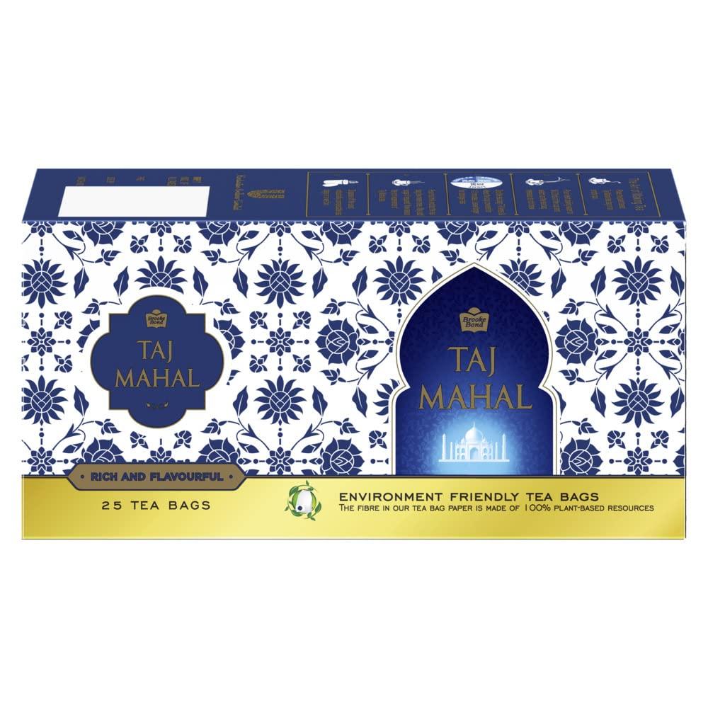 Taj Mahal Brooke Bond, 25 Tea Bags, 47.5 Grams