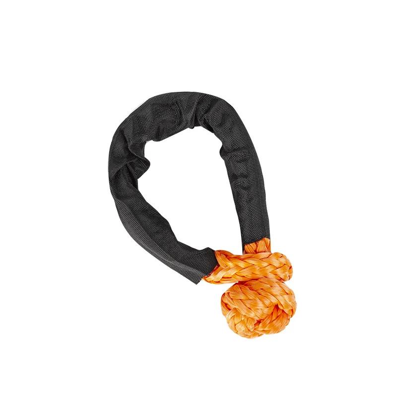 17ton 37400lbs Soft Shackle ATV UTV Tow Trailer Hook Winch Rope Knot Polyethylene Rescue Self-Rescue Refitting