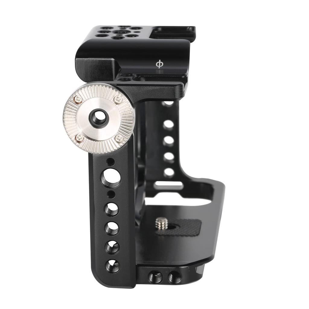 Niceyrig Full Camera Cage for Sony A7M4/Alpha 7R V/Alpha 7 IV/Alpha 7R IV/Alpha 7S III/Alpha 1 with Aluminum Alloy Quick Release Camera Plate -505