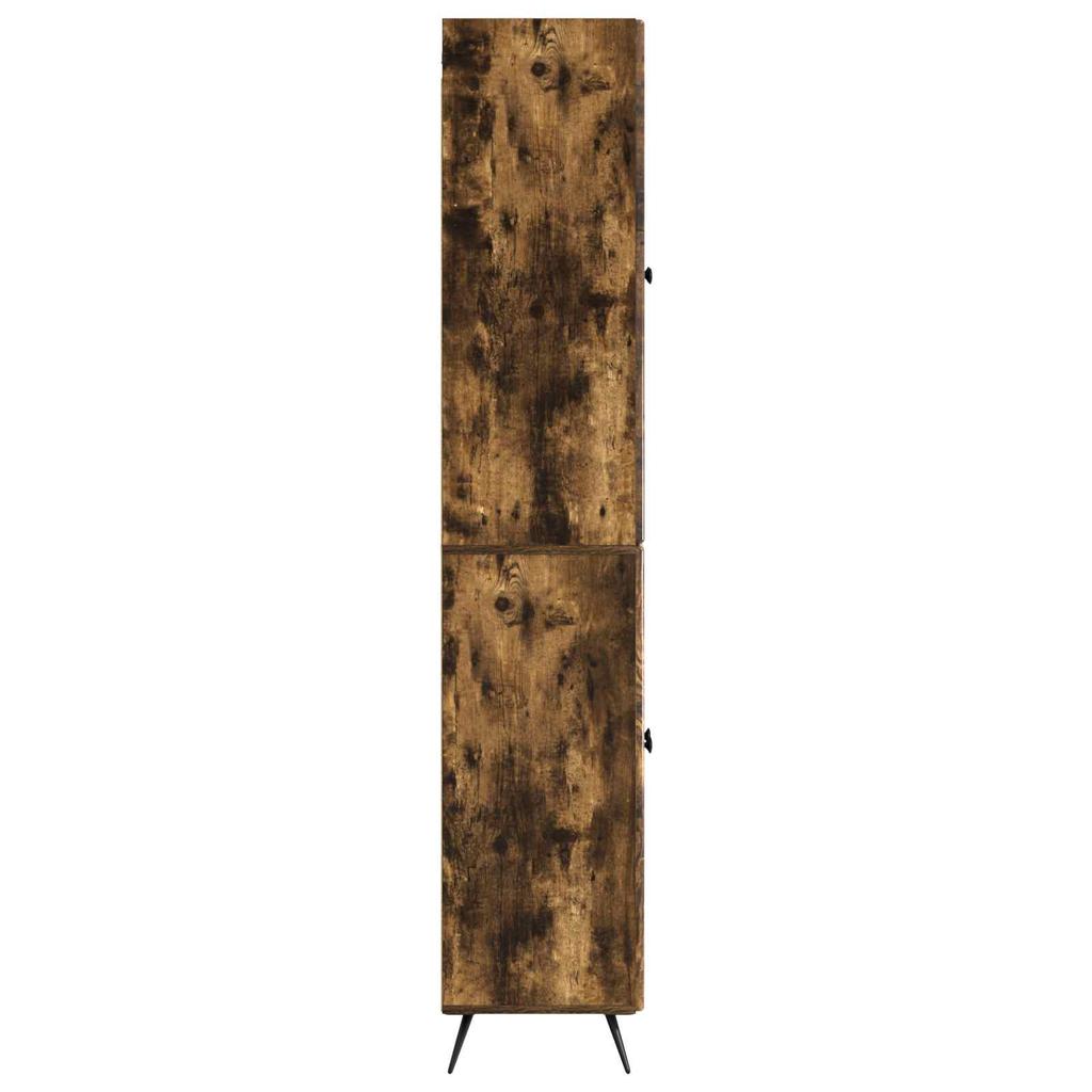 Cabinet Set 2 pcs Smoked Oak Wood Material