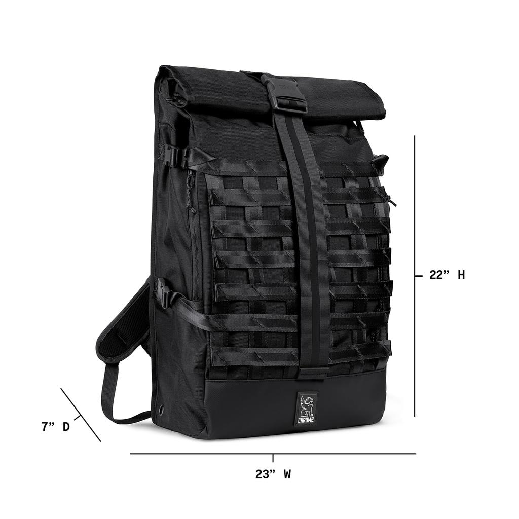 Backpack BARRAGE 34L PACK Black 34L Fully Waterproof [Chrome] (Current Model) BK_BLACK