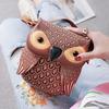 2025 European and American Retro PU Women's Shoulder Bag New Fashion Cat Bag Cartoon Owl Crossbody Bag Creative Coin Purse