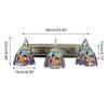Modern Stained Glass Bathroom E27 Wall Sconce Victorian Tiffany Vanity Lighting