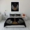 "Music Guitar with Wings Design" Bedding Duvet Cover Set Duvet Cover Pillowcases (1 * Duvet Cover 2 * Pillowcases, without duvet insert)