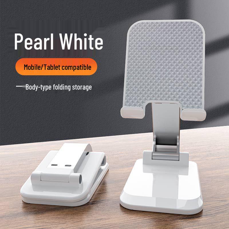Adjustable Folding Tablet & Phone Stand for Desktops – Ideal for Multi-Use and Live Streaming