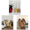 Woven Shoulder Bag With Magnetic Closure For Casual Travel And Beach Vacation
