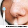 Hautpflege Lippenpeeling Gesichtsreinigung Gesichtspeeling Nasenreinigungsbürste Mitesser entfernen Silikon Doppelseitiges Hautpflegewerkzeug