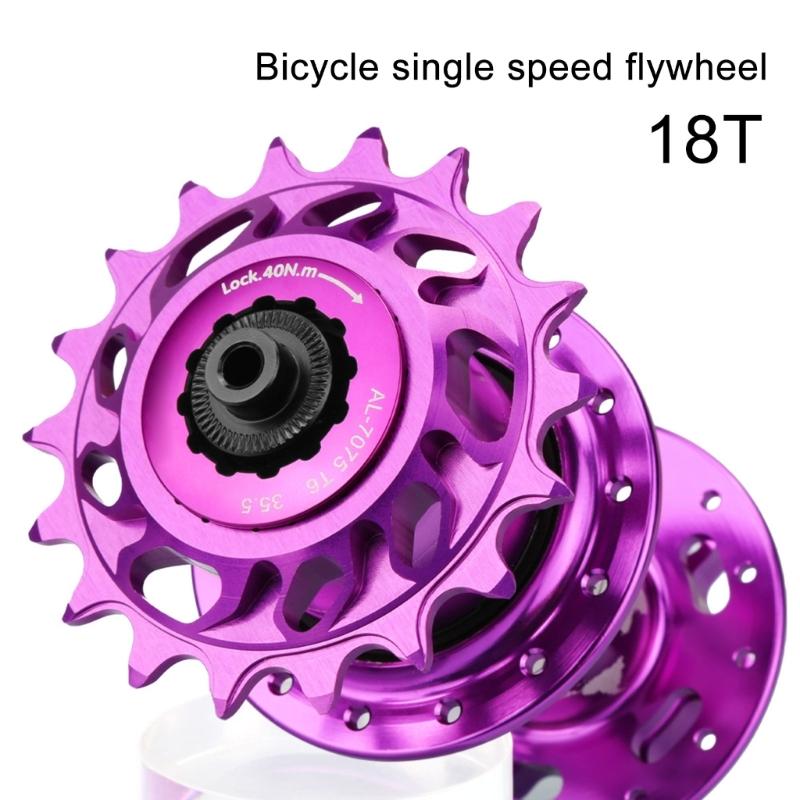 High Strength Bicycles Flywheel 18T Single Speed Bike Freewhee Bicycles Cassettes Cog Cycling Accessories Easy To Use