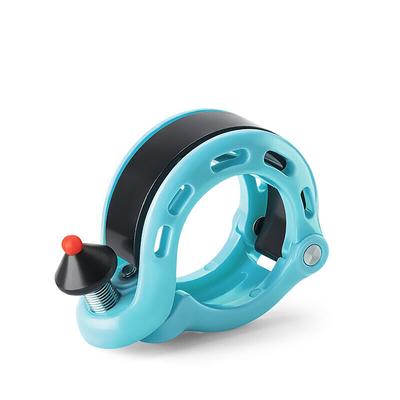 Q-förmige Fahrradklingel 100db blau