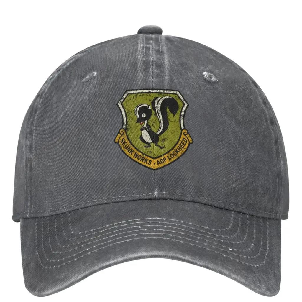 Lockheed Martin Basebollkeps Skunk Works Herr Dam Solskydd Trucker Pappahatt Sommar Avslappnad Kpop Rock Basebollkepsar
