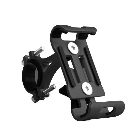 Supporto Universale in Alluminio Antiscivolo per Manubrio Moto Bicicletta Bici Porta Telefono