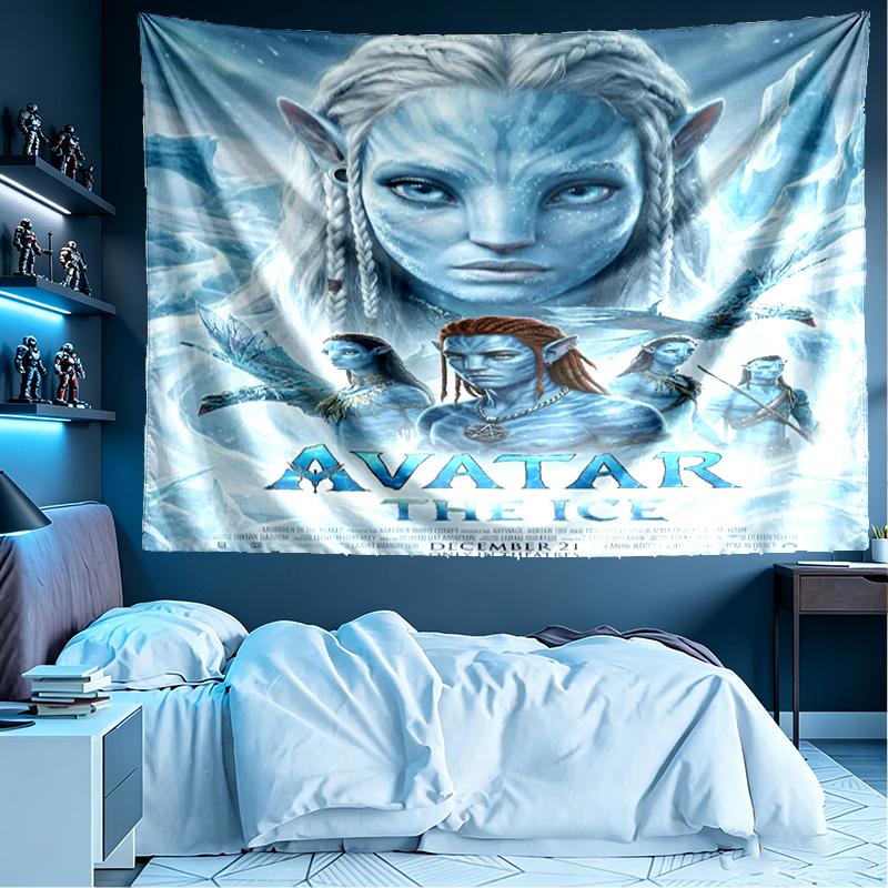 Avatar Baskılı Duvar Halısı, Hafif Duvar Askısı, Yatak Odası, Öğrenci Yurdu, Oturma Odası, Ev Sanat Dekorasyonu İçin - Arkadaşlar İçin Doğum Günü Noel Hediyesi