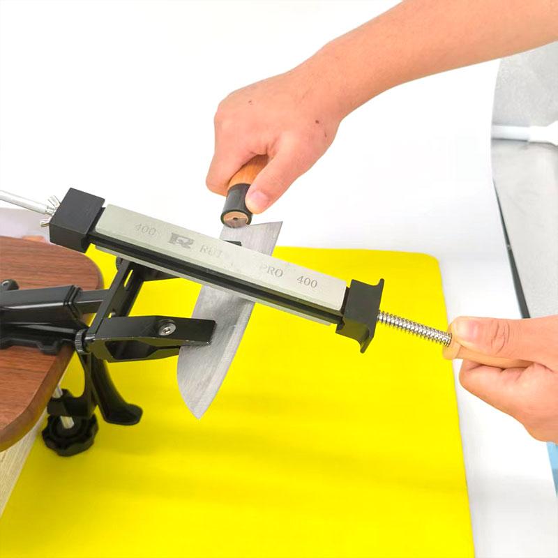 Professional Fixed-Angle Knife Sharpener Fast Sharpening Diamond Grinding Tool for Kitchen Chef Knives And Scissors