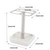 Silber Gold Zahnbürstenhalter Edelstahl Zahnbürsten Organizer Zahnpasta Halter Platzsparend