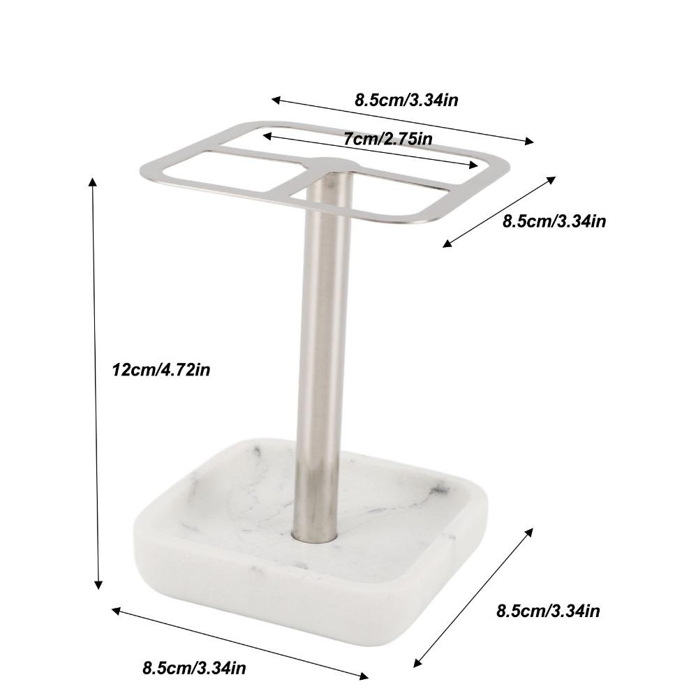Silber Gold Zahnbürstenhalter Edelstahl Zahnbürsten Organizer Zahnpasta Halter Platzsparend