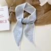 Silk Satin Scarf Women Cloth Hair Bands Headdress Accessories Lady Scarves Ribbon Neck Ties for Bag Handle Triangle Scarf