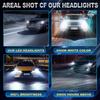 2Pcs H15 LED Headlight Bulbs High Power 6000K High Beam 120W 40000LM Turbo Headlamp DRL Driving Lamp For Volkswagen Golf 6/7 BMW 12V