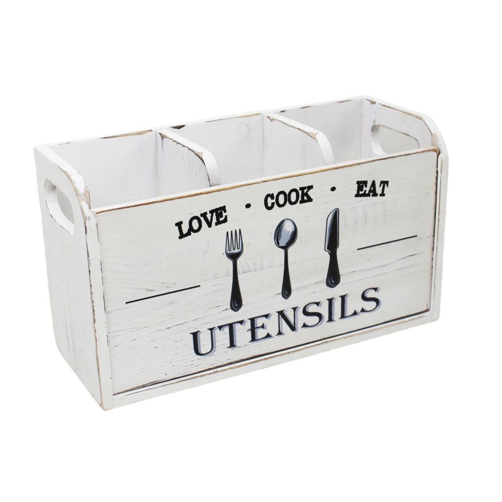 Kitchen Utensil Holder Utensils Crock for Forks Spoons Knives Multipurpose Utensil Organizer for Farmhouse Restaurants Pantry