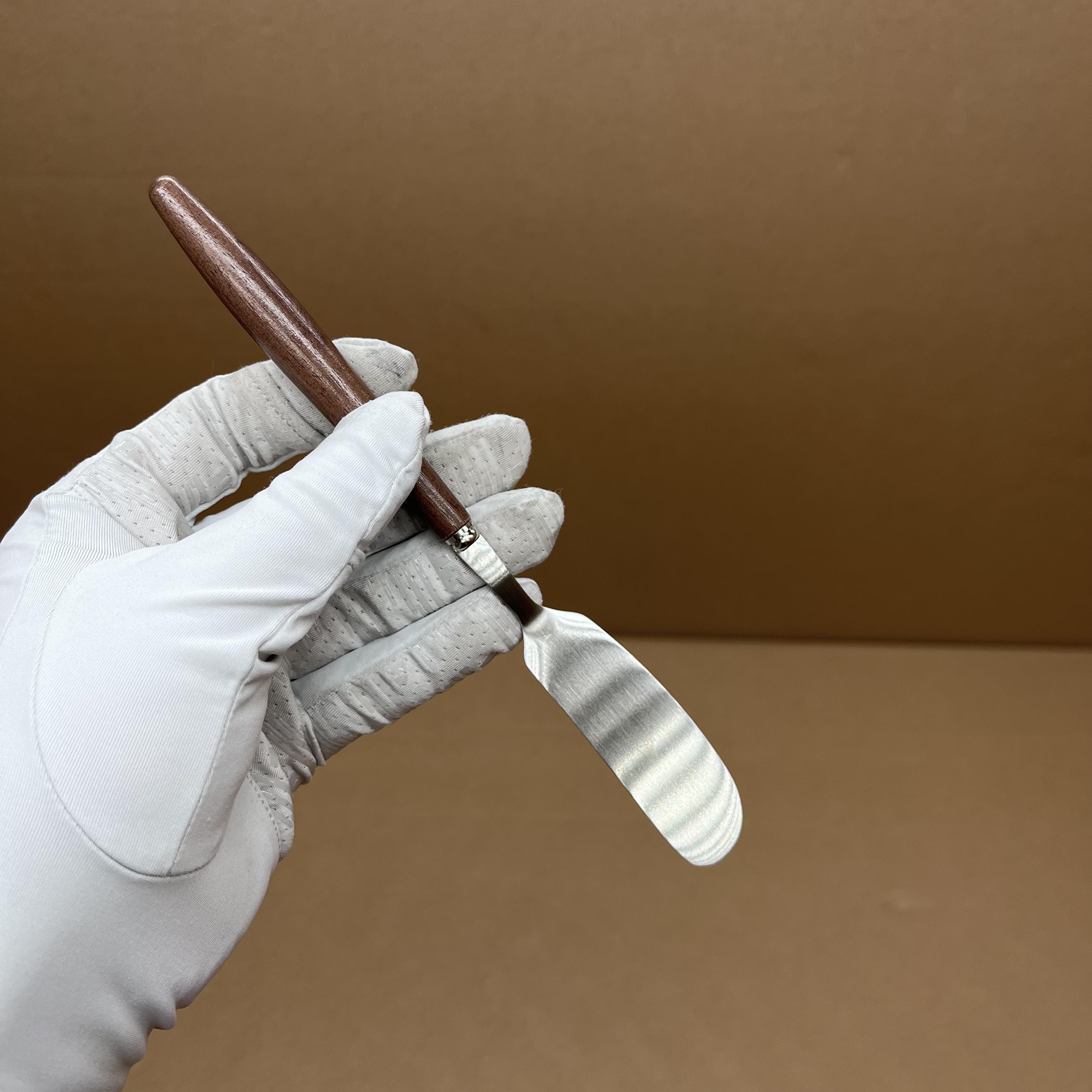 

304 Stainless Steel Butter Spreader Knife With Walnut Wood Handle Jam Cream Cheese Avocado Small Knife Kitchen Tool