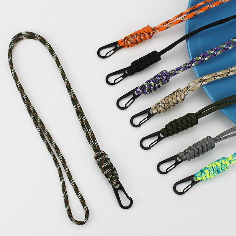 1 Stück geflochtenes Sicherheits-Hänge-Halsband-Lanyard für Handyhülle, Ausweis-Namensschildhalter, Männer Frauen Autoschlüssel, Anti-Verlust-Schlüsselanhänger