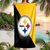 Pittsburgh Steelers Mode Strandtuch Tragbar Weich Schnelltrocknend Handtuch Für Schwimmen Camping Urlaub
