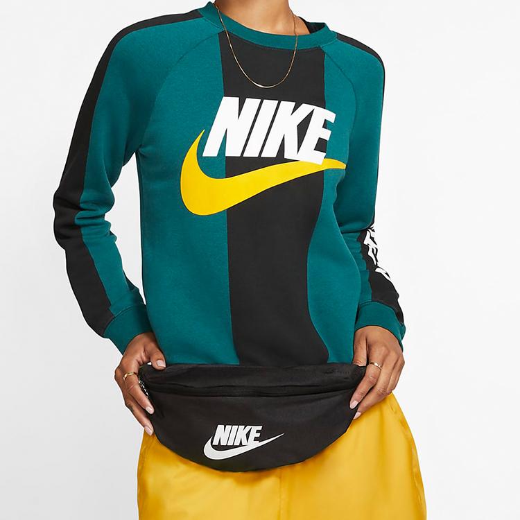 New Nike Heritage Hip Pack Waist Fanny Bag Black BA5750-010