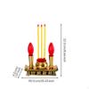 Lightemitting Diode Electronic Incense Burner, Brass Buddhist Candle Light, Electric Altar Lamp