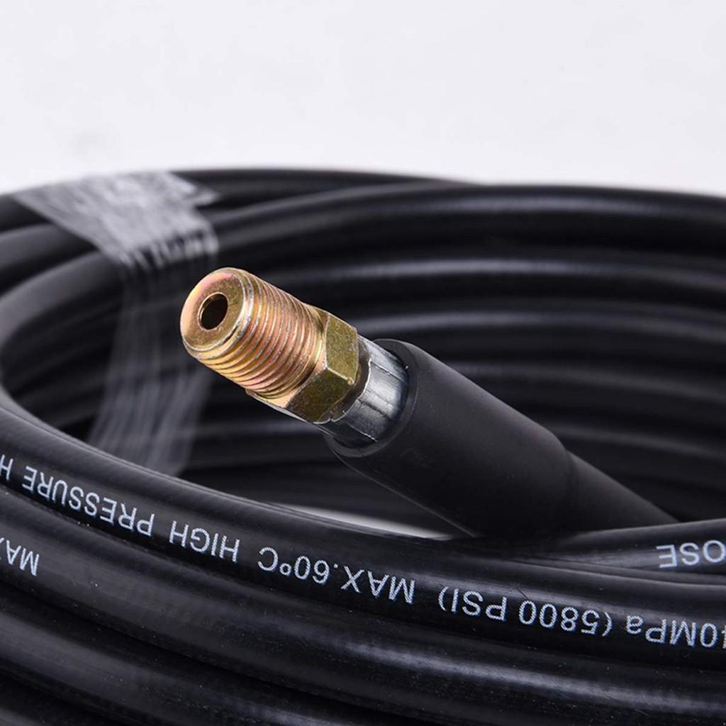 High-quality 1/4 Inch NPT Pipe Cleaner Sewage Spray Hose High Pressure Washer Sewer Drain Cleaning Hose Nozzle
