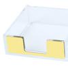 Sticky Note Holder with Stencil for Office And Classroom Organization
