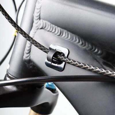 50x Fahrradkabelklemmen Schaltzugbefestigungen Reparaturwerkzeuge Einfache Installation
