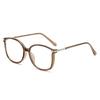 Customization Unisex Retro Square Reading Glasses Luxury HD Prescription Eyeglasses Retro Blue Light Blocking  Glasses