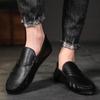 Penny Loafers Men Lightweight Loafer Male Casual Shoes Slip-On Flats Leather Mens Driving Shoes Luxury Designer Man Moccasins