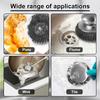Steel Wool Scrubber with Handle & Replacement Stainless Wire Metal Sponge, for Cleaning Dishes Pan Cast Iron Pot and Kitchenware