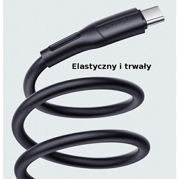 Kabel USB-C USAMS 1m Szybkie ładowanie Niebieski