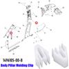 Trunk Side Edge Clip Fastener 1496105-00-B Sill Cover Pillar Garnish Molding Trim Clip for Tesla Model Y