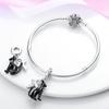 Copper Cat Pumpkin Black Series Charms Beads Pendant Fit Original Fine Bracelets Diy Jewelry Gifts