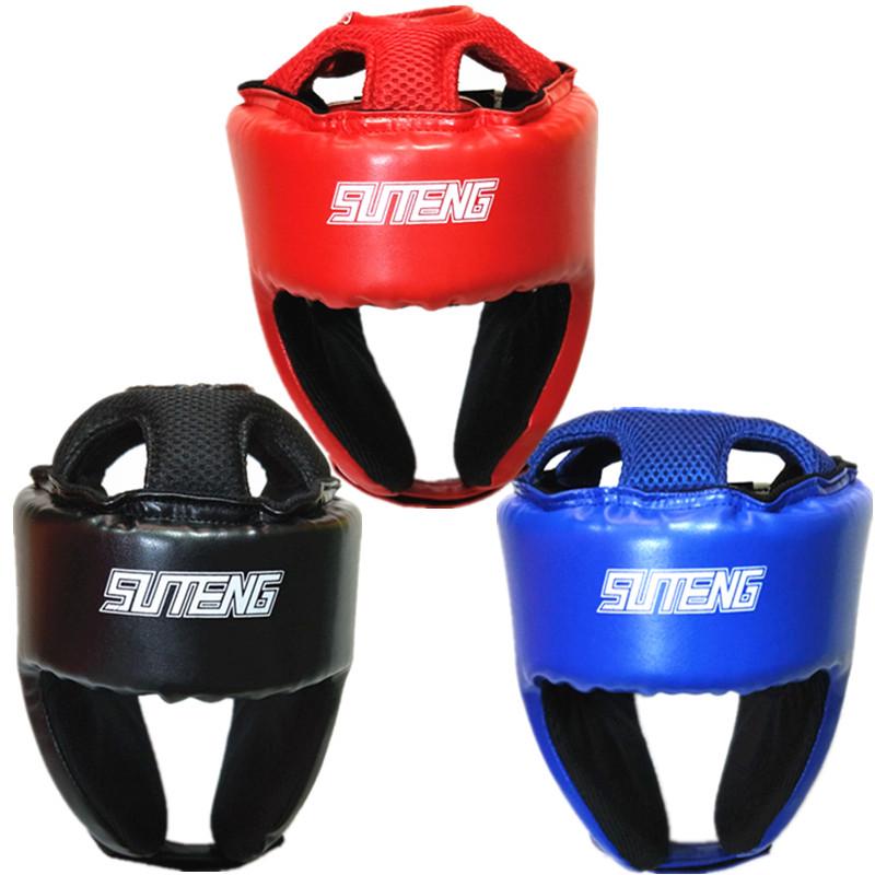 Sagitar Sanda Adjustable Boxing Helmet with Face Shield - Taekwondo Head Guard Protective Gear Large (L)