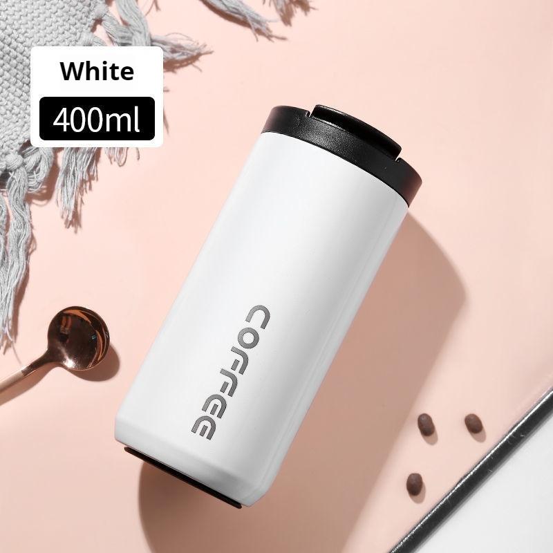 Stainless Steel 304 Coffee Mug 400ml/500ml Double Leak-Proof Thermos Mug Travel Thermal Cup Thermosmug For Gifts Vacuum Flasks