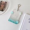 Acrylic Star Photo Card Holder - Protective Sleeve & Keychain for 3-Inch Polaroid Display