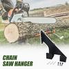 Garage Wall Hanger Rack for Chainsaw Storage Heavy Duty AntiScratch Easy Installation Tool Organizers Steel Construction