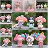 6pcs Sanrio Hellokitty Kuromi Littletwinstars Figures For Cake Decorations