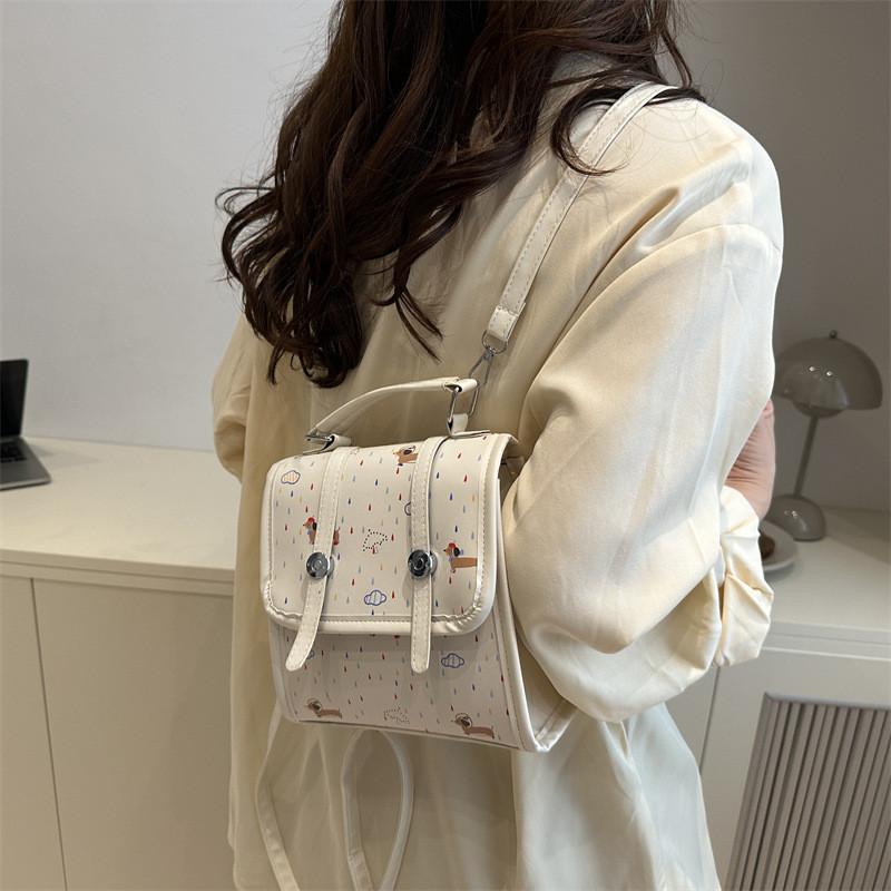 Dachshund Pattern Backpack Single Shoulder Crossbody Bag Handbag Fashion Gift