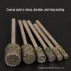 3mm Electroplated Diamond Cylindrical Grinding Head for Stone, Electric Jade Engraving & Polishing, Wear-Resistant.