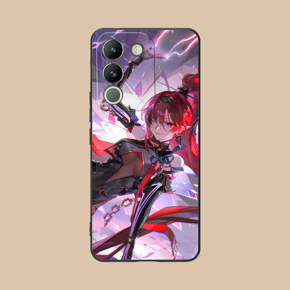 Wuthering Waves Yinlin Mobile Phone Case for VIVO Y77 76 75 74 73 72 58 56 55 51 50 38 36 Y19 Y18 Y03 Y01 5G Printing Cover