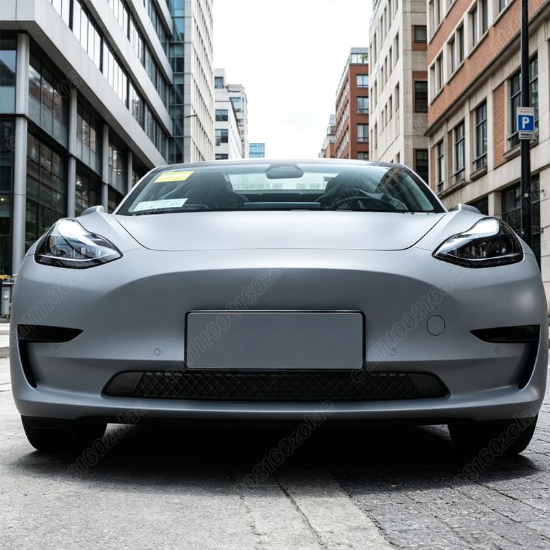 For Tesla Model 3 Model Y Automobile Honeycomb Style Front Bumper Air Intake Grille Sports Racing Radiator Protective Cover