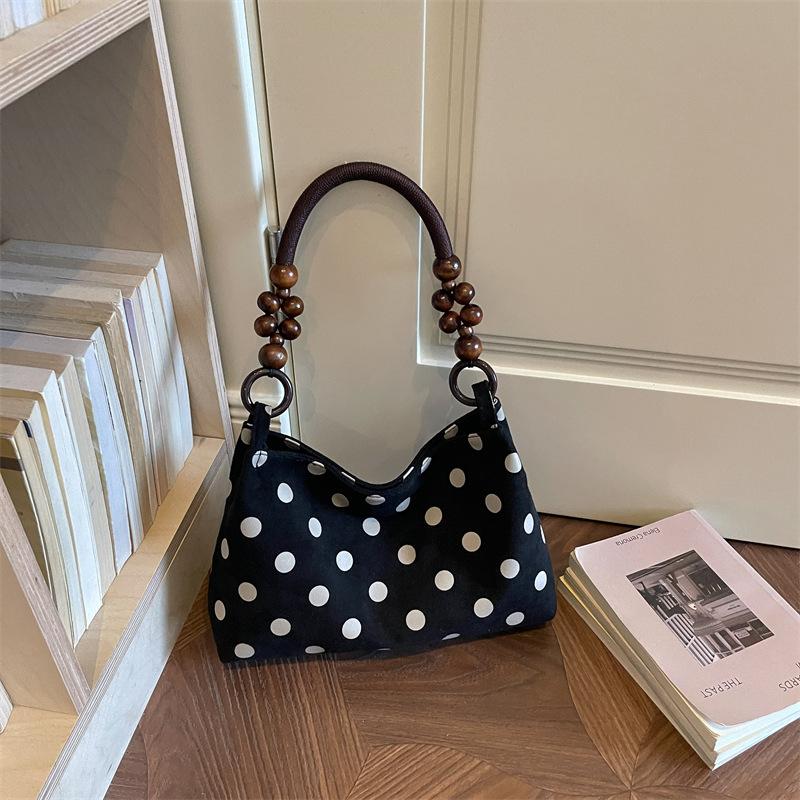 Underarm Bag - Simple Polka Dot Business Bag - Single Shoulder Bag