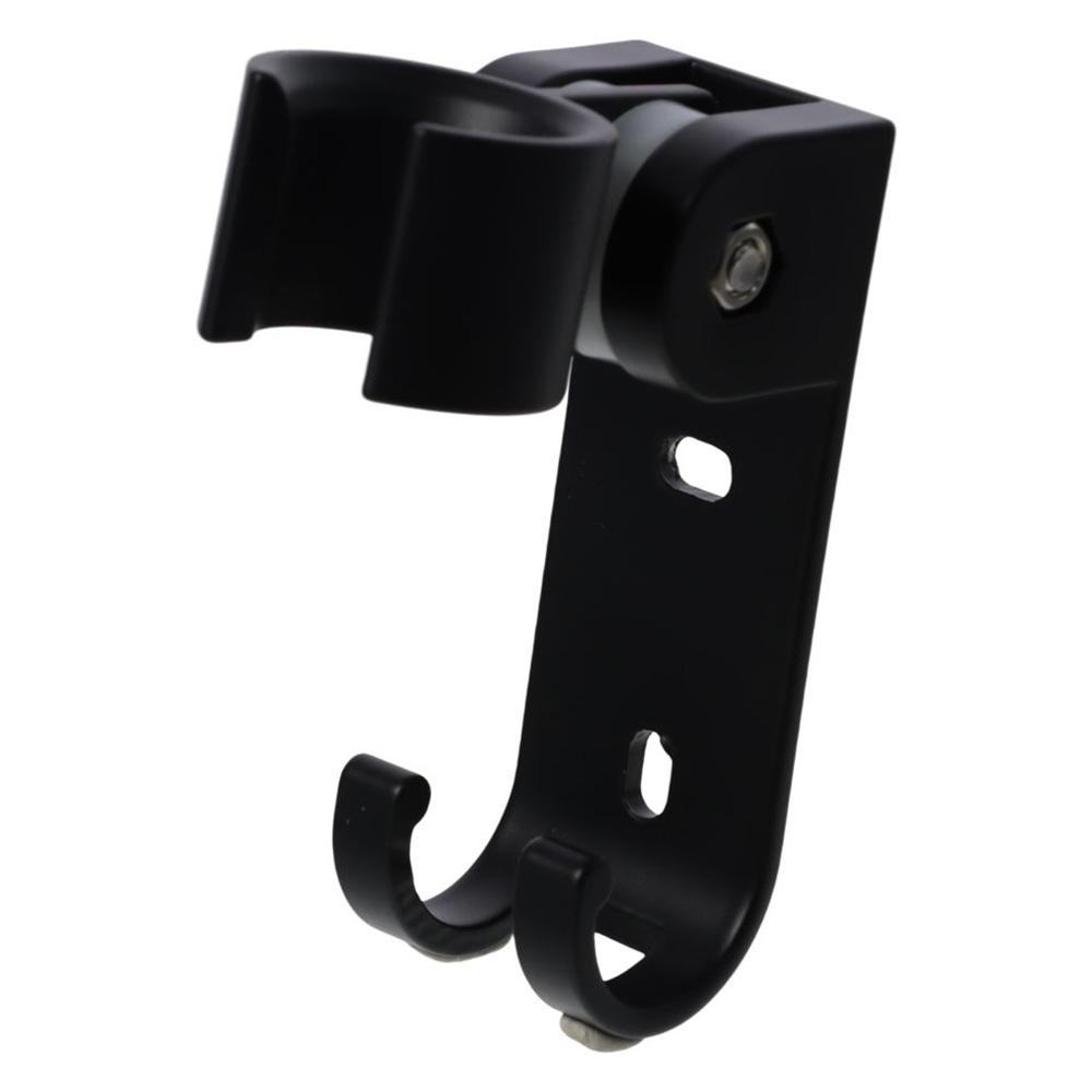 Adjustable Shower Arm Black Cradle Wall Mounted Durable Shower Holder Bracket Shower
